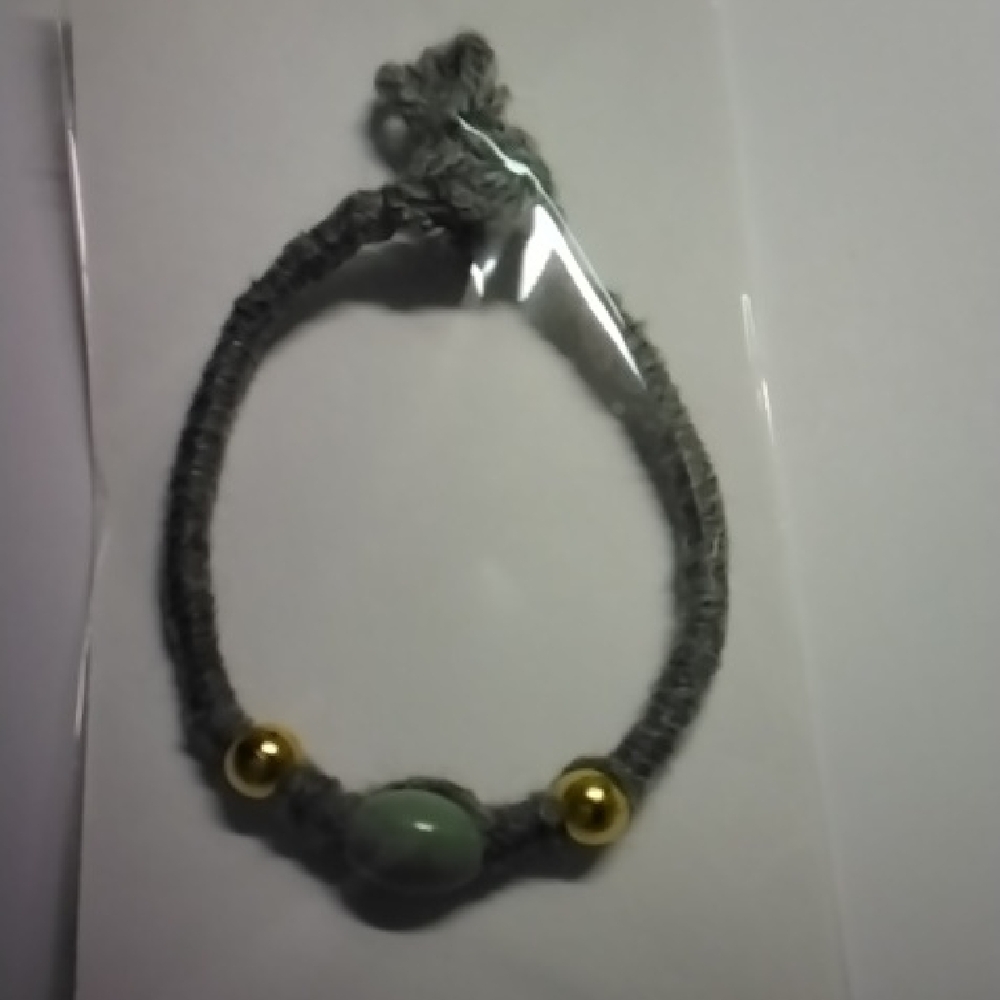 Lorena Espinoza Design Gray and Gold Bracelet